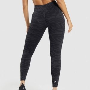Gymshark adapt animal seamless Black Patterned Leggings